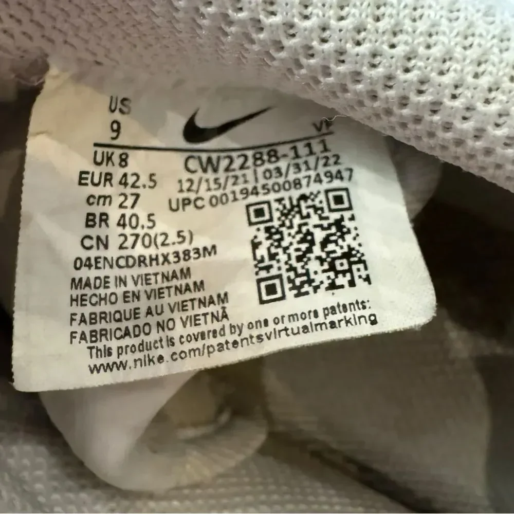 Nike Air Force 1 '07 Men's White Tennis Shoes Sneakers 9